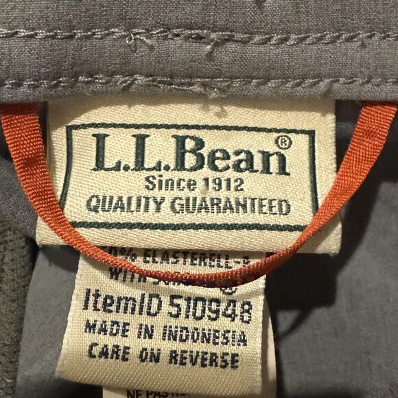 LL Bean Multisport Pants Mens L 30" Stretch Outdoor Hiking Athletic Drawstring - Picture 3 of 9